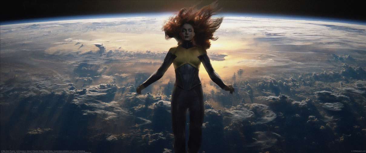 X-Men Dark Phoenix - Unconscious in Space ultra ancha fondo de escritorio