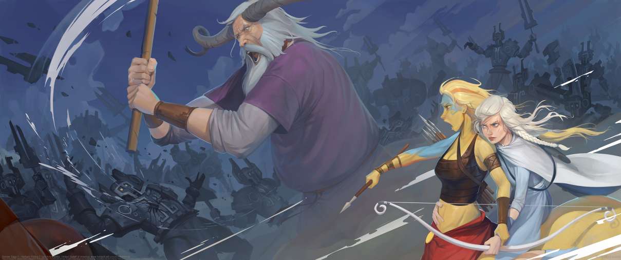 Banner Saga 3 - Horborn Riding ultra ancha fondo de escritorio
