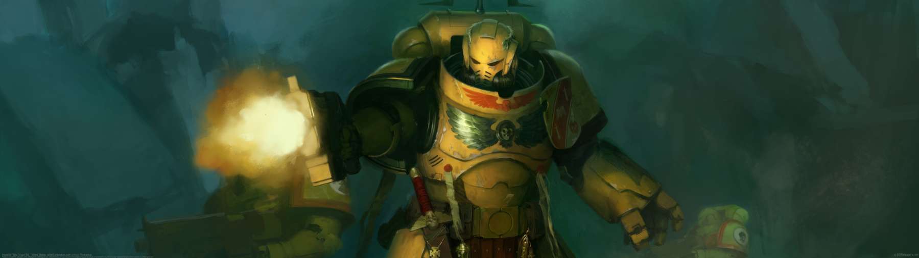 Imperial Fists ultra ancha fondo de escritorio