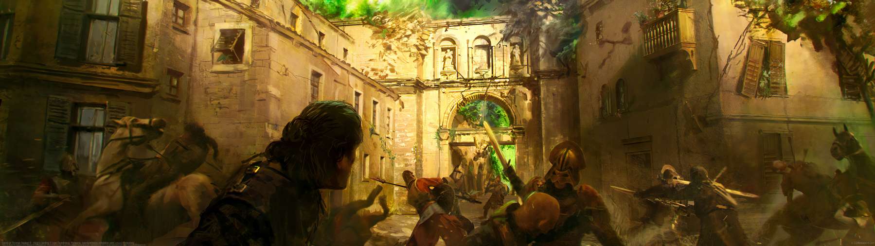 Game of Thrones Season 8 - King's Landing ultra ancha fondo de escritorio