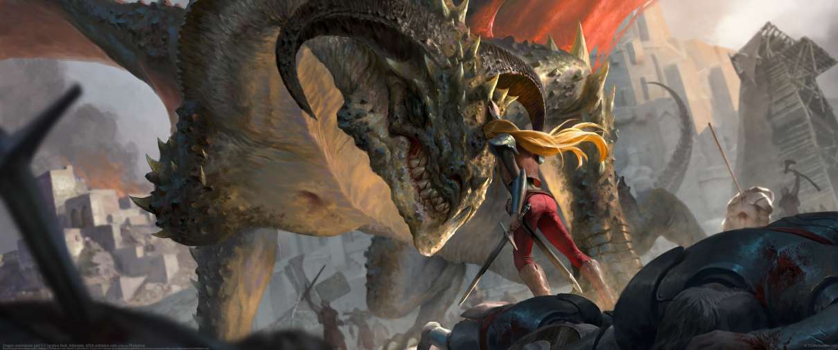 Dragon Commission part 3 ultra ancha fondo de escritorio