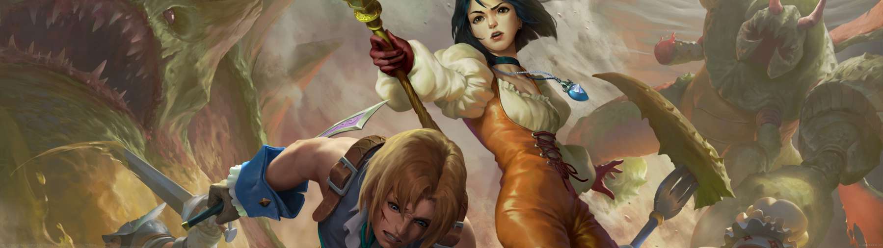 MtG X Final Fantasy ultra ancha fondo de escritorio