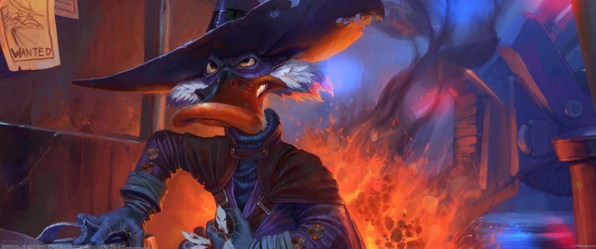 Darkwin Duck ultra ancha fondo de escritorio