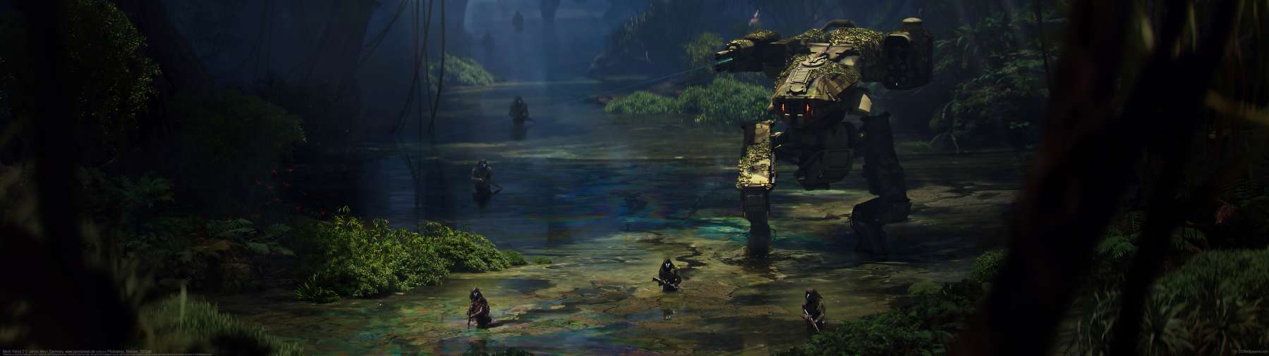 Mech Patrol 2 ultra ancha fondo de escritorio