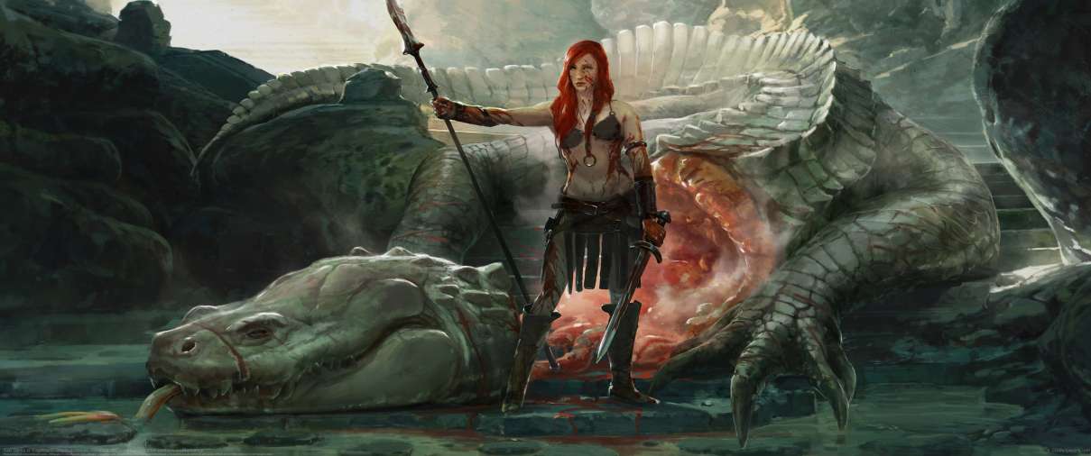 Red Sonya of Rogatino ultra ancha fondo de escritorio
