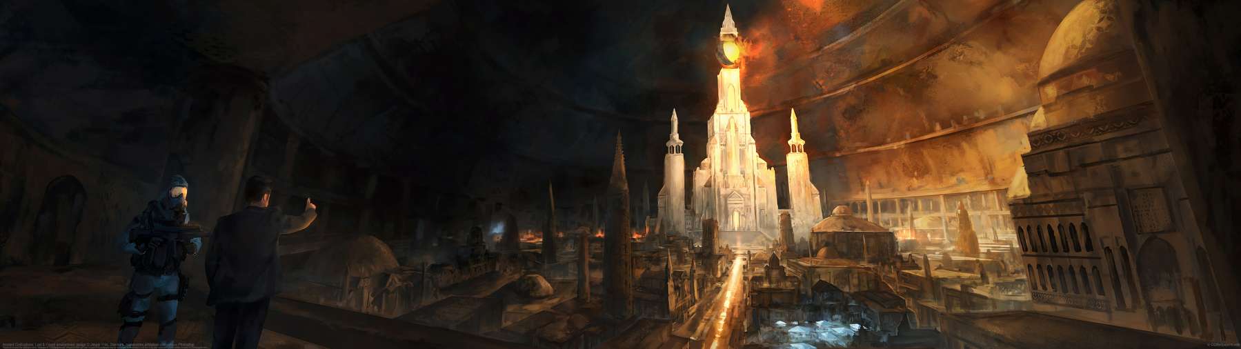 Ancient Civilizations: Lost & Found environment design ultra ancha fondo de escritorio