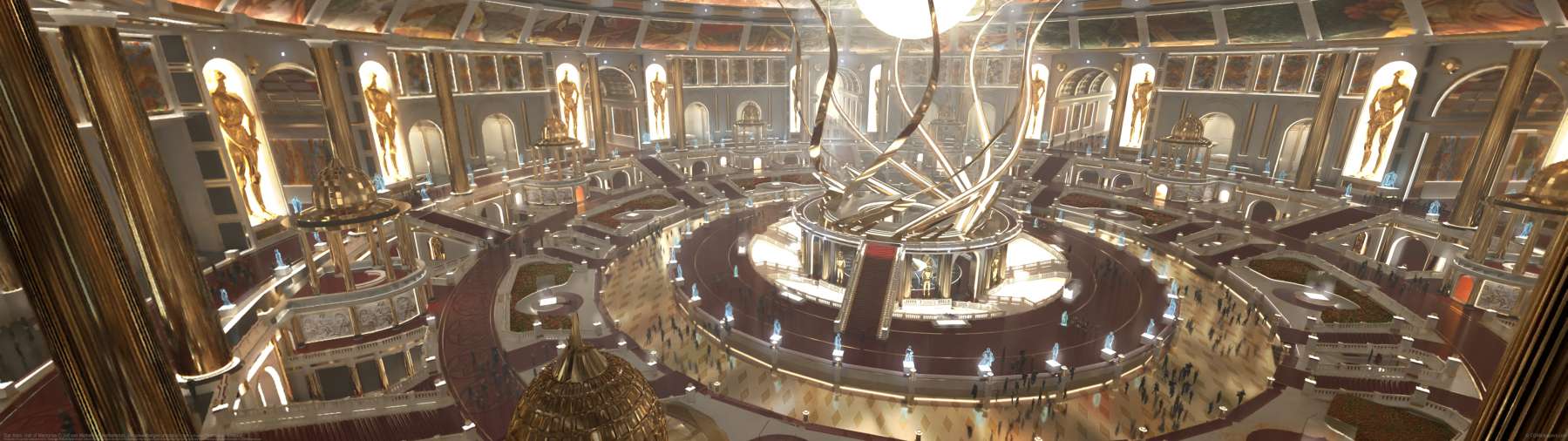 Star Atlas: Hall of Memories ultra ancha fondo de escritorio