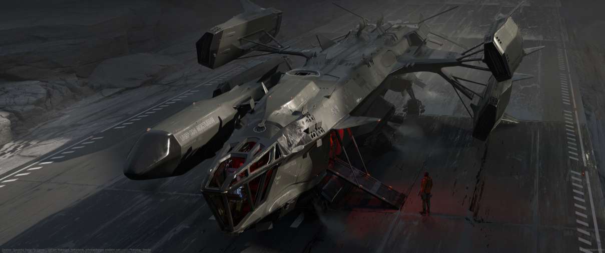 Gnomon: Spaceship Design for Games ultra ancha fondo de escritorio