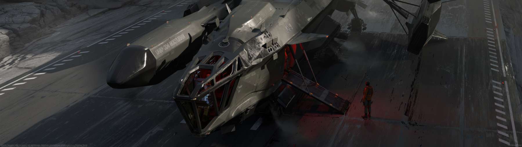 Gnomon: Spaceship Design for Games ultra ancha fondo de escritorio