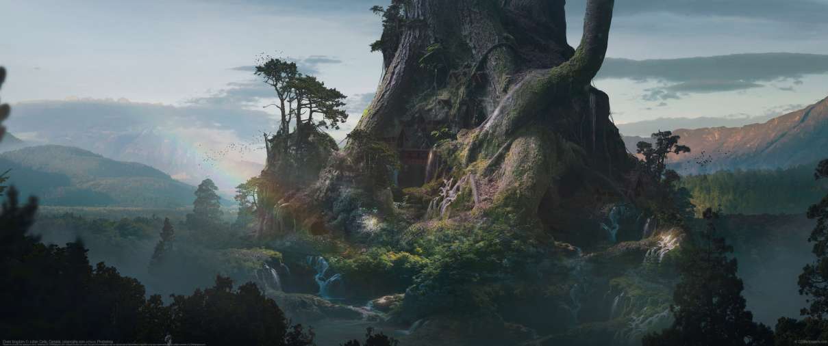 Elven kingdom ultra ancha fondo de escritorio