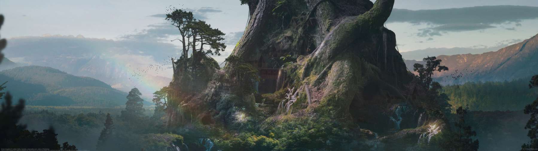 Elven kingdom ultra ancha fondo de escritorio