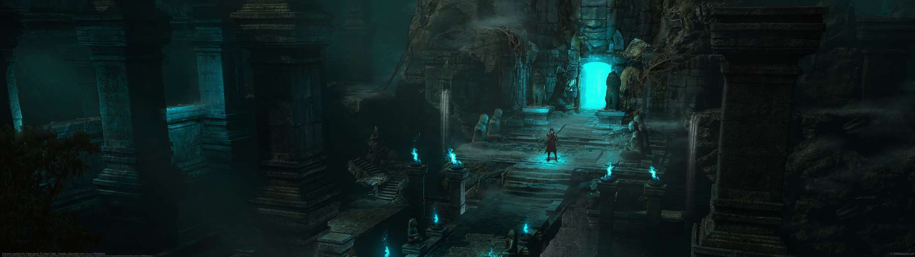 Scenario practice for video game.  ultra ancha fondo de escritorio