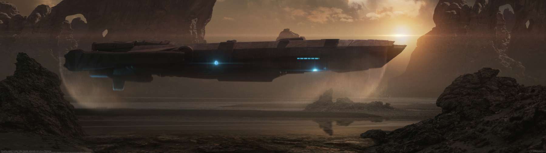 Hiraethia project ultra ancha fondo de escritorio