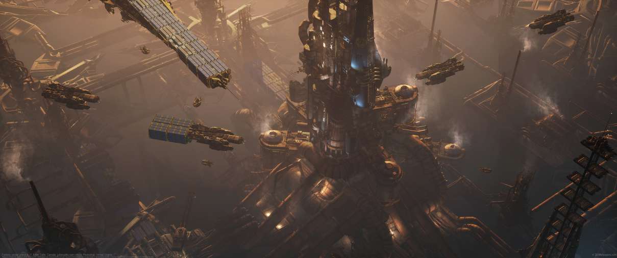 Factory, unreal practice. ultra ancha fondo de escritorio