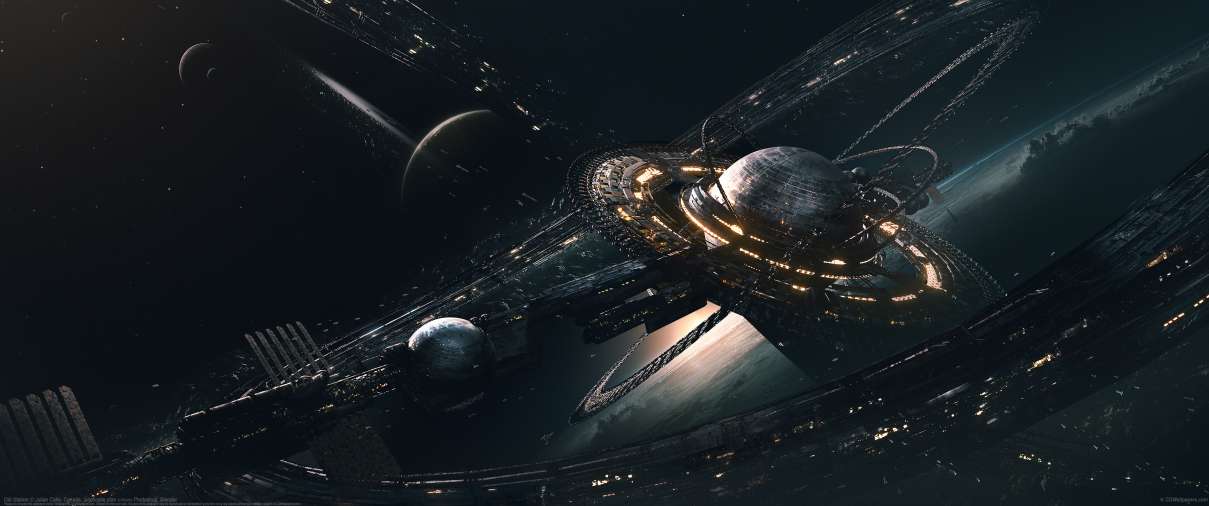 Old Station ultra ancha fondo de escritorio