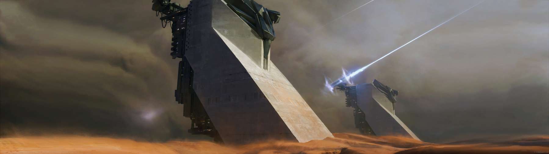 Dune: Awakening Concept Art ultra ancha fondo de escritorio