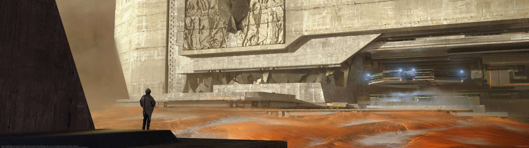 Dune: Awakening Concept Art 5 ultra ancha fondo de escritorio