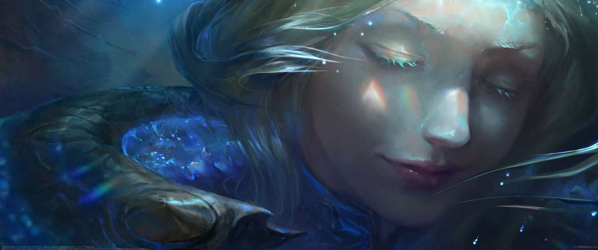 Elementalist Lux Promo Art ultra ancha fondo de escritorio