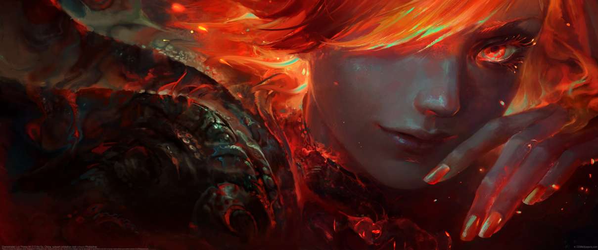 Elementalist Lux Promo Art 2 ultra ancha fondo de escritorio