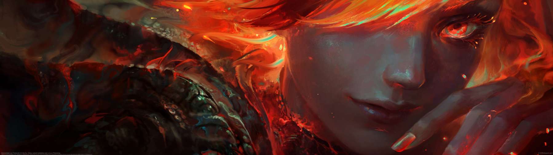 Elementalist Lux Promo Art 2 ultra ancha fondo de escritorio