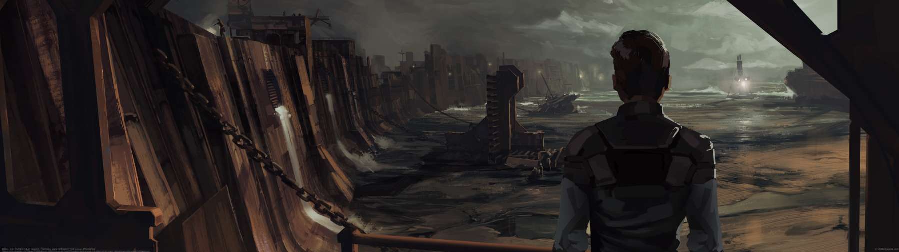 Tides - Iron Curtain ultra ancha fondo de escritorio