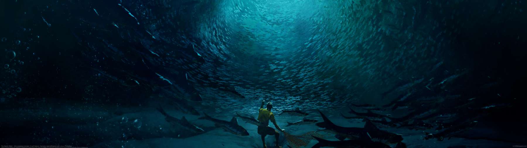 The Swarm Water - Intro sequence concept. ultra ancha fondo de escritorio
