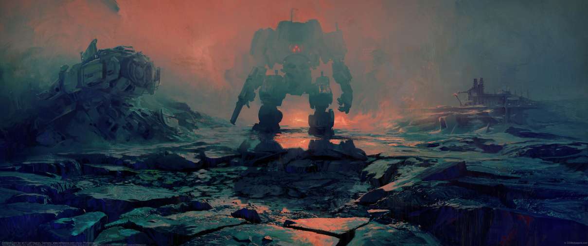 Armored Core fan art ultra ancha fondo de escritorio
