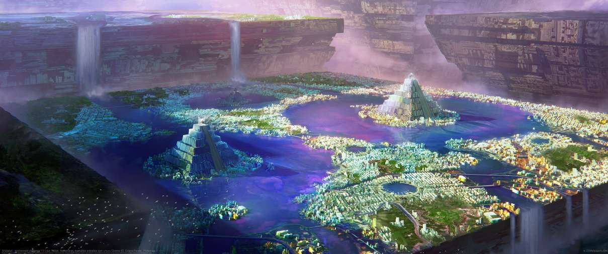 Artstation - environment challenge 1 ultra ancha fondo de escritorio
