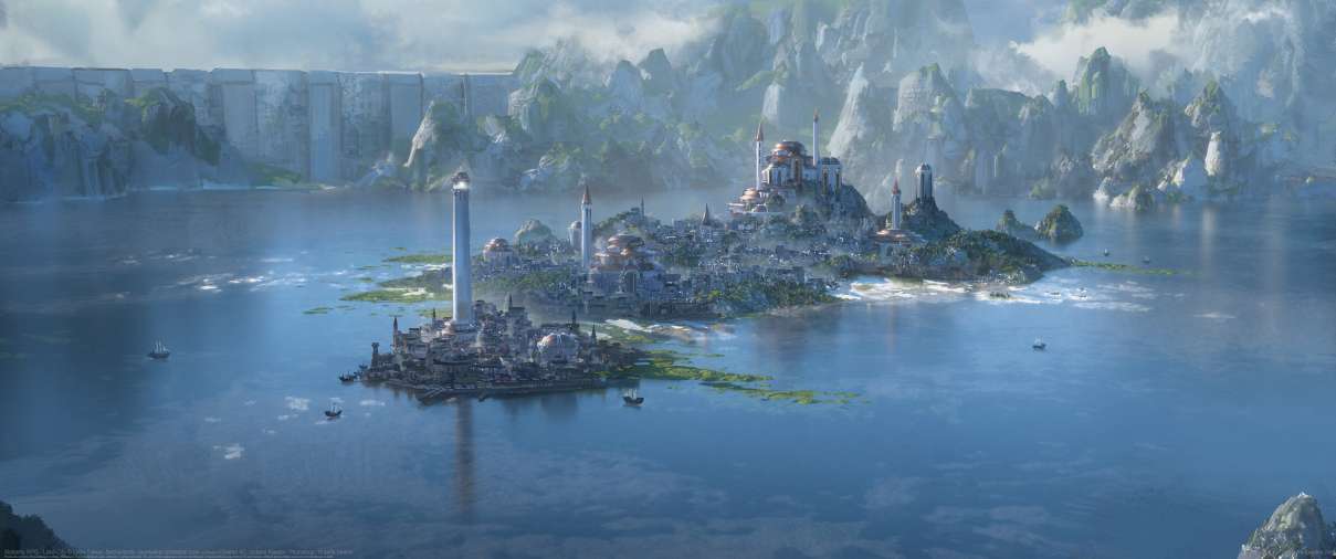 Alchemy RPG - Lake City ultra ancha fondo de escritorio