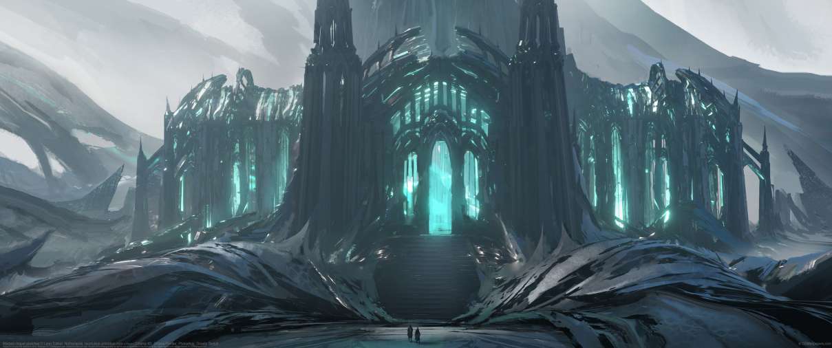 Warped chapel sketches ultra ancha fondo de escritorio