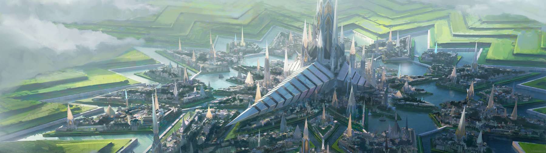 Zevestha city ultra ancha fondo de escritorio