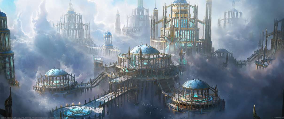 Kitbash3D - Elysium kit Cover ultra ancha fondo de escritorio