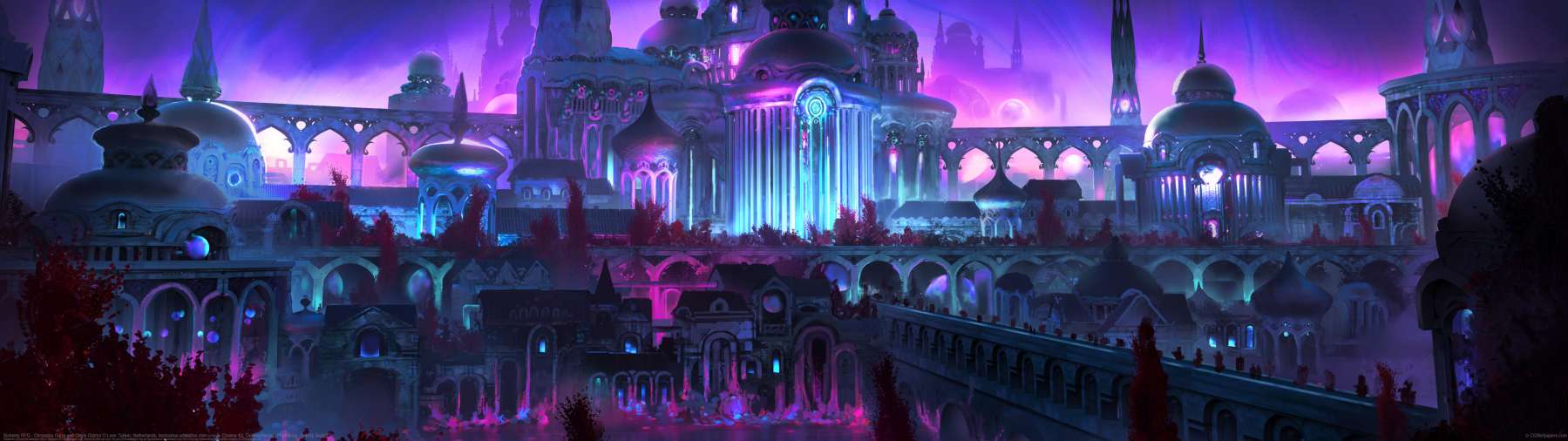 Alchemy RPG - Chrysalea Ourro and Origin District ultra ancha fondo de escritorio