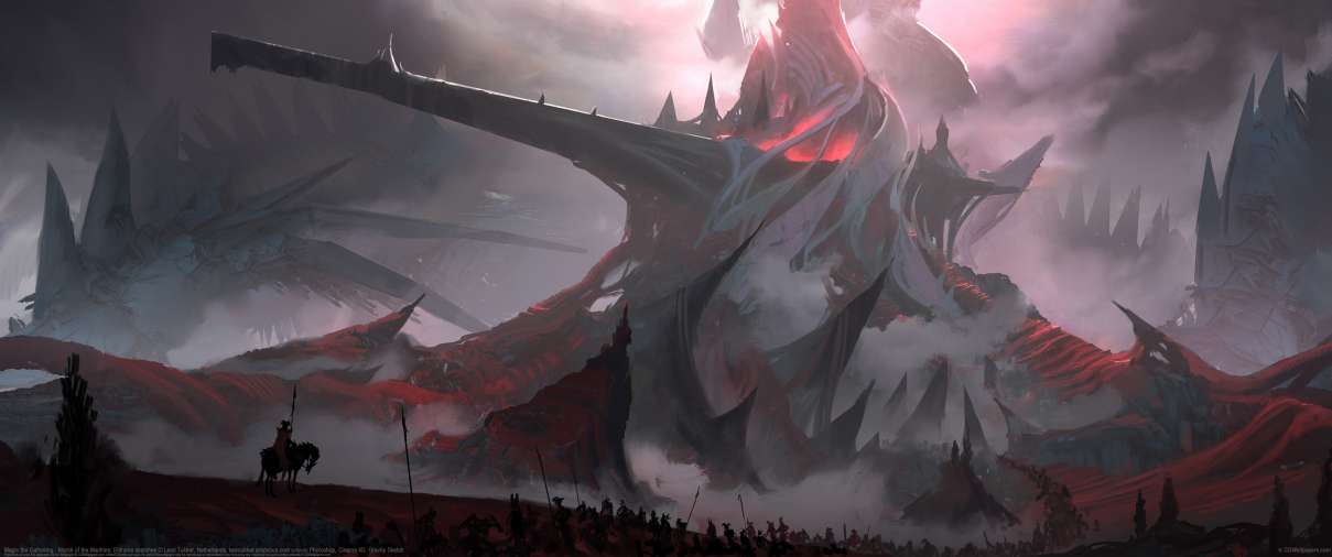 Magic the Gathering - March of the Machine: Eldraine sketches ultra ancha fondo de escritorio