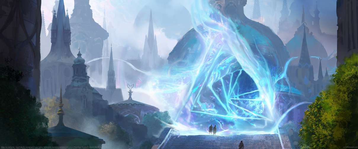 Magic the Gathering - OmenPath Arc concept art ultra ancha fondo de escritorio