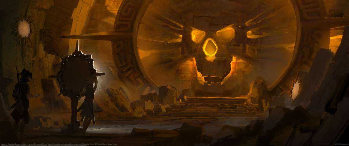 Magic the Gathering - Caverns of Ixalan 15 concept Mirrorpuzzle ultra ancha fondo de escritorio