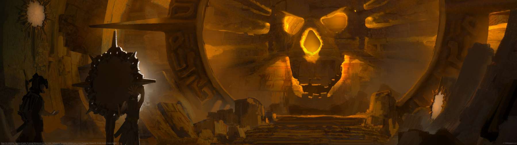 Magic the Gathering - Caverns of Ixalan 15 concept Mirrorpuzzle ultra ancha fondo de escritorio
