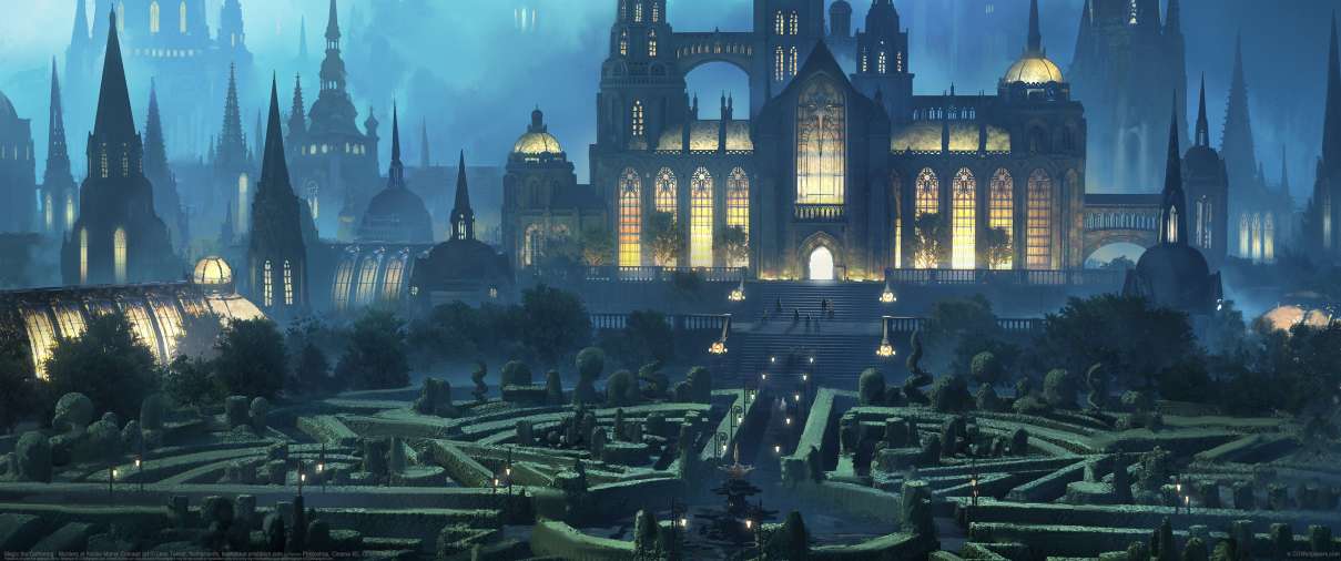 Magic the Gathering - Murders at Karlov Manor Concept art ultra ancha fondo de escritorio