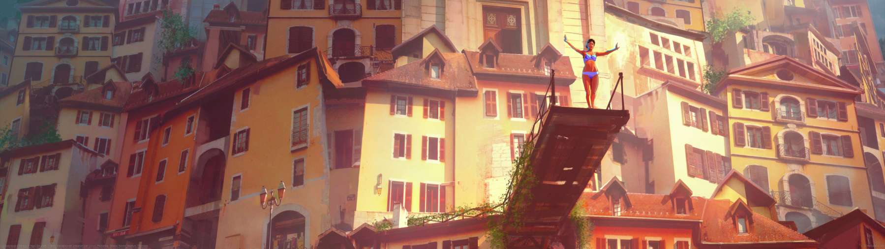 La baigneuse d'Annecy ultra ancha fondo de escritorio