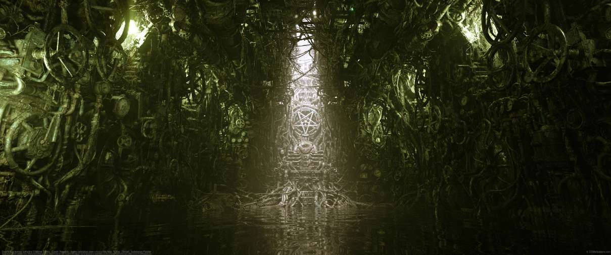 Devil's fine-tuning cathedra ultra ancha fondo de escritorio