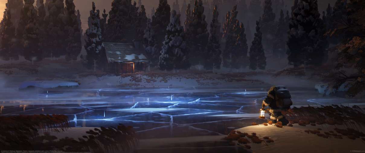 A memory ultra ancha fondo de escritorio