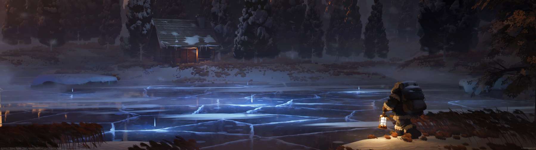 A memory ultra ancha fondo de escritorio