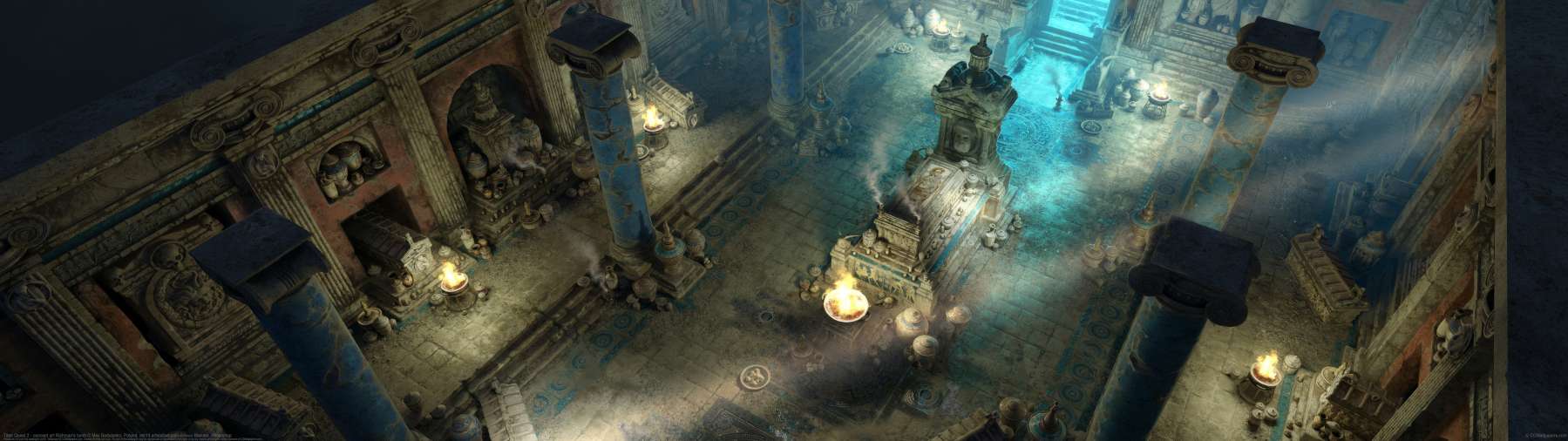 Titan Quest 2 - concept art Richman's tomb ultra ancha fondo de escritorio