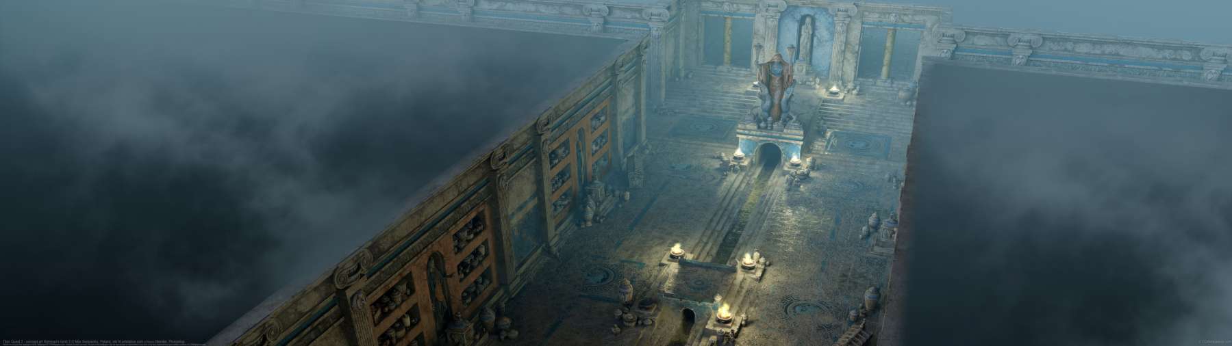 Titan Quest 2 - concept art Richman's tomb 2 ultra ancha fondo de escritorio