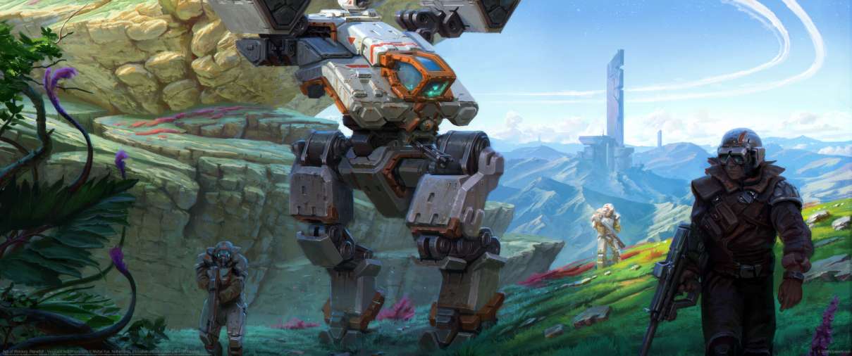 Age of Wonders: Planetfall - Vanguard faction concepts ultra ancha fondo de escritorio