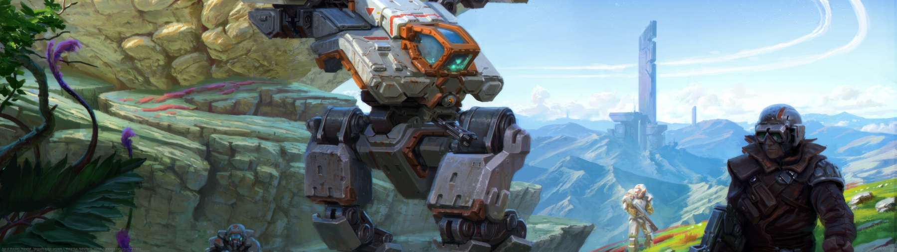 Age of Wonders: Planetfall - Vanguard faction concepts ultra ancha fondo de escritorio