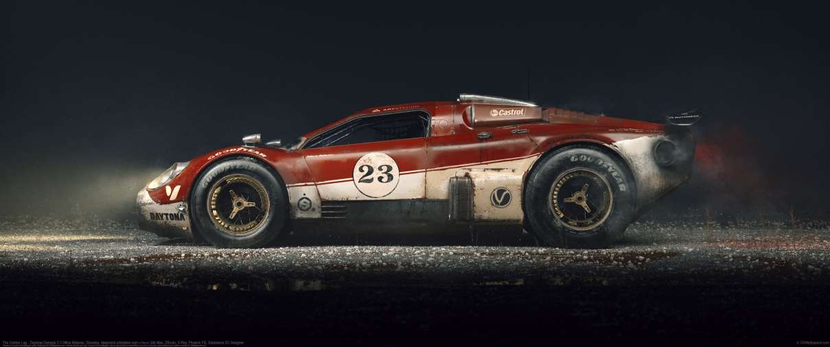 The Golden Lap - Daytona Genesis 2 ultra ancha fondo de escritorio