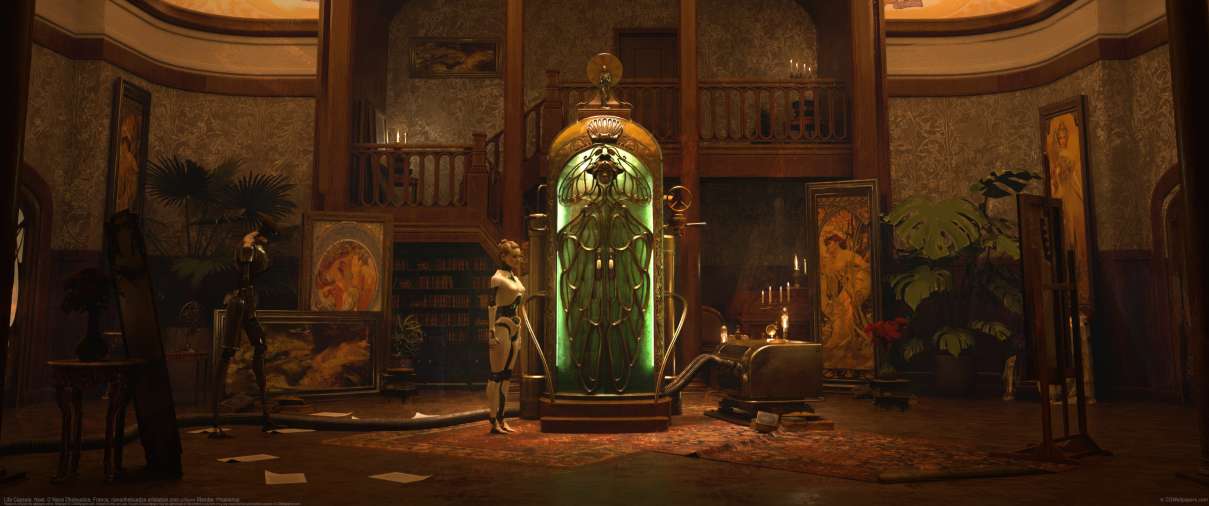 Life Capsule. Noel. ultra ancha fondo de escritorio