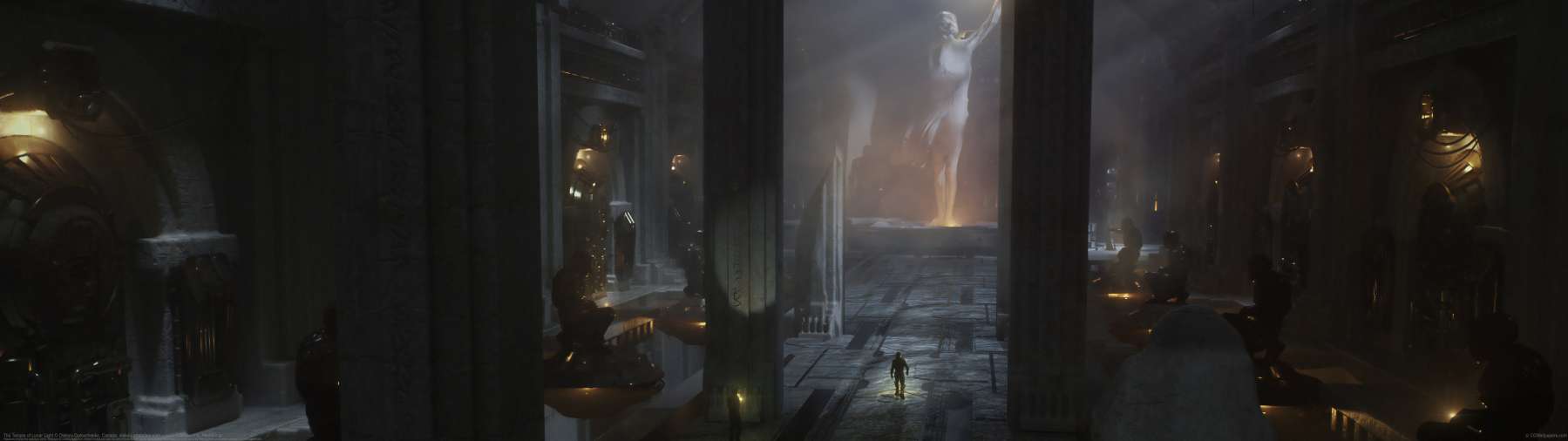 The Temple of Lunar Light ultra ancha fondo de escritorio