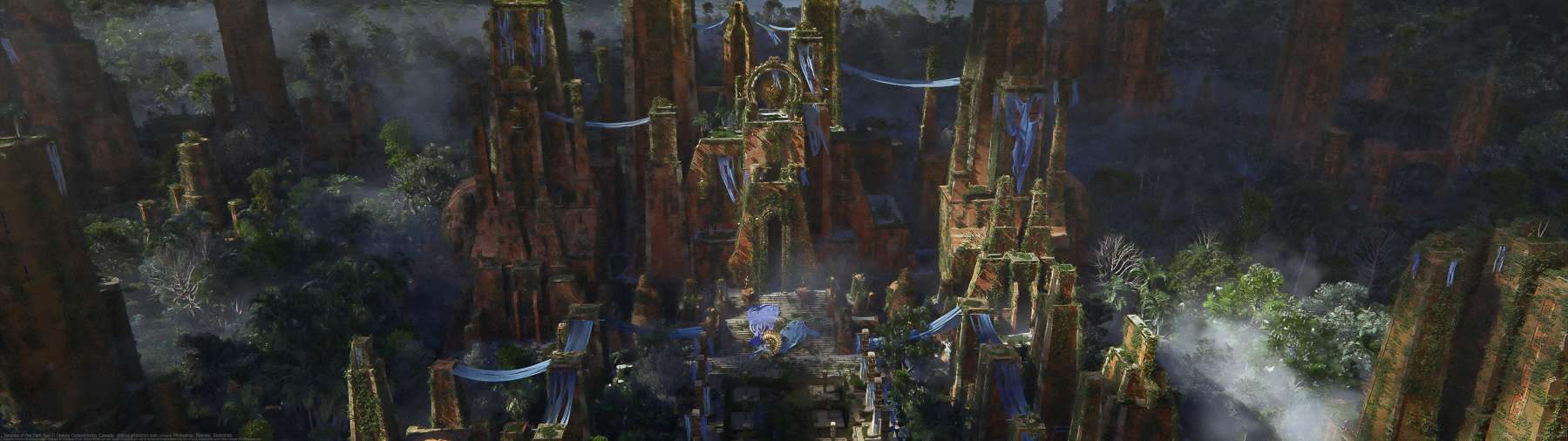 Temples of the Dark Sun ultra ancha fondo de escritorio